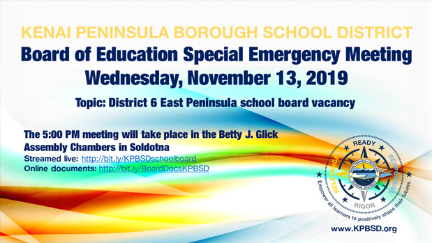 19-1112 Special Emergency Board Meeting School Board Vacancy