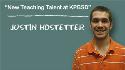 New Teaching Talent - Justin Hostetter