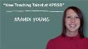 New Teaching Talent - Mandi Young