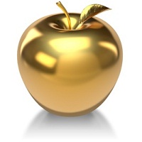 Golden Apple Logo Large
