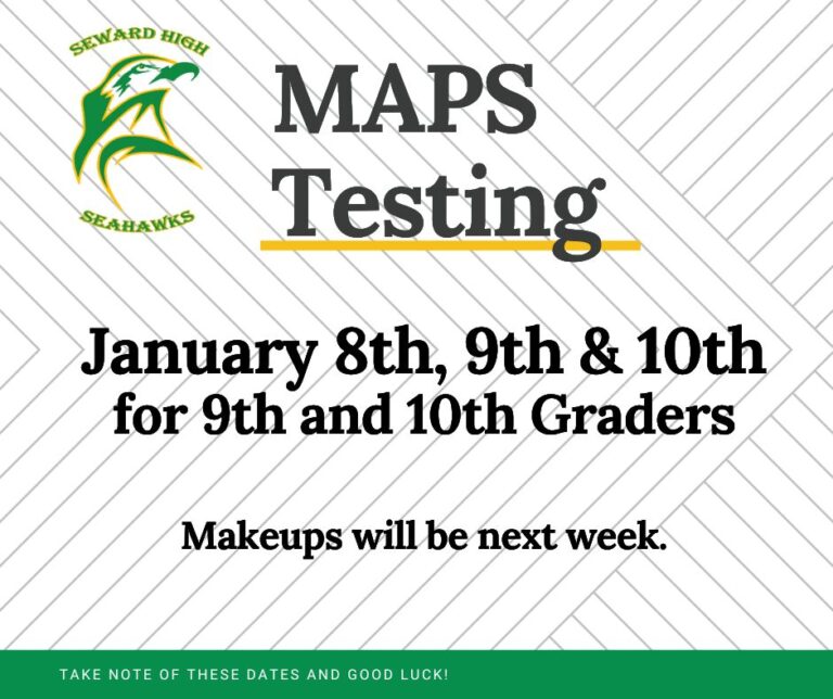 MAPS testing – Seward High School