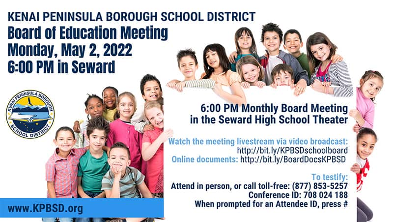 Board of Education Monthly Meeting Monday, May 2, 2022