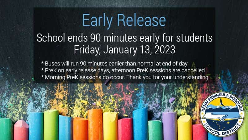 Early Release Day – January 13, 2023